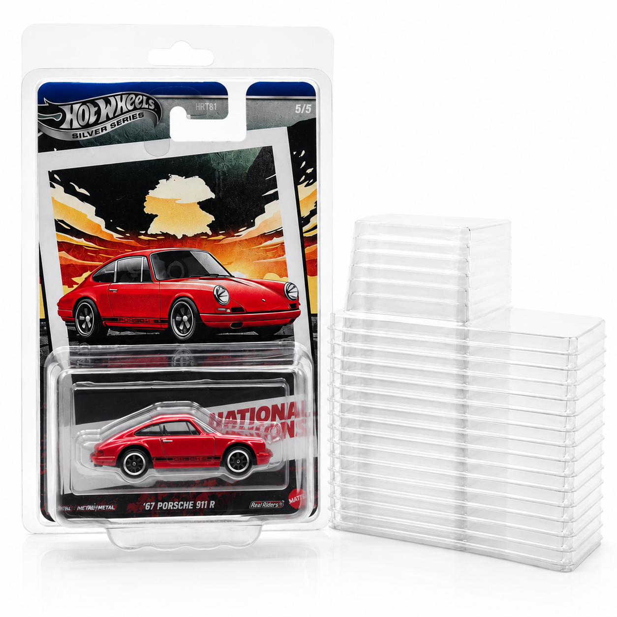 Hot Wheels Long Card Protector Cases