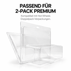 VEXORA 2PACK Premium Protector Case – Schutzhüllen, kompatibel mit Hot Wheels