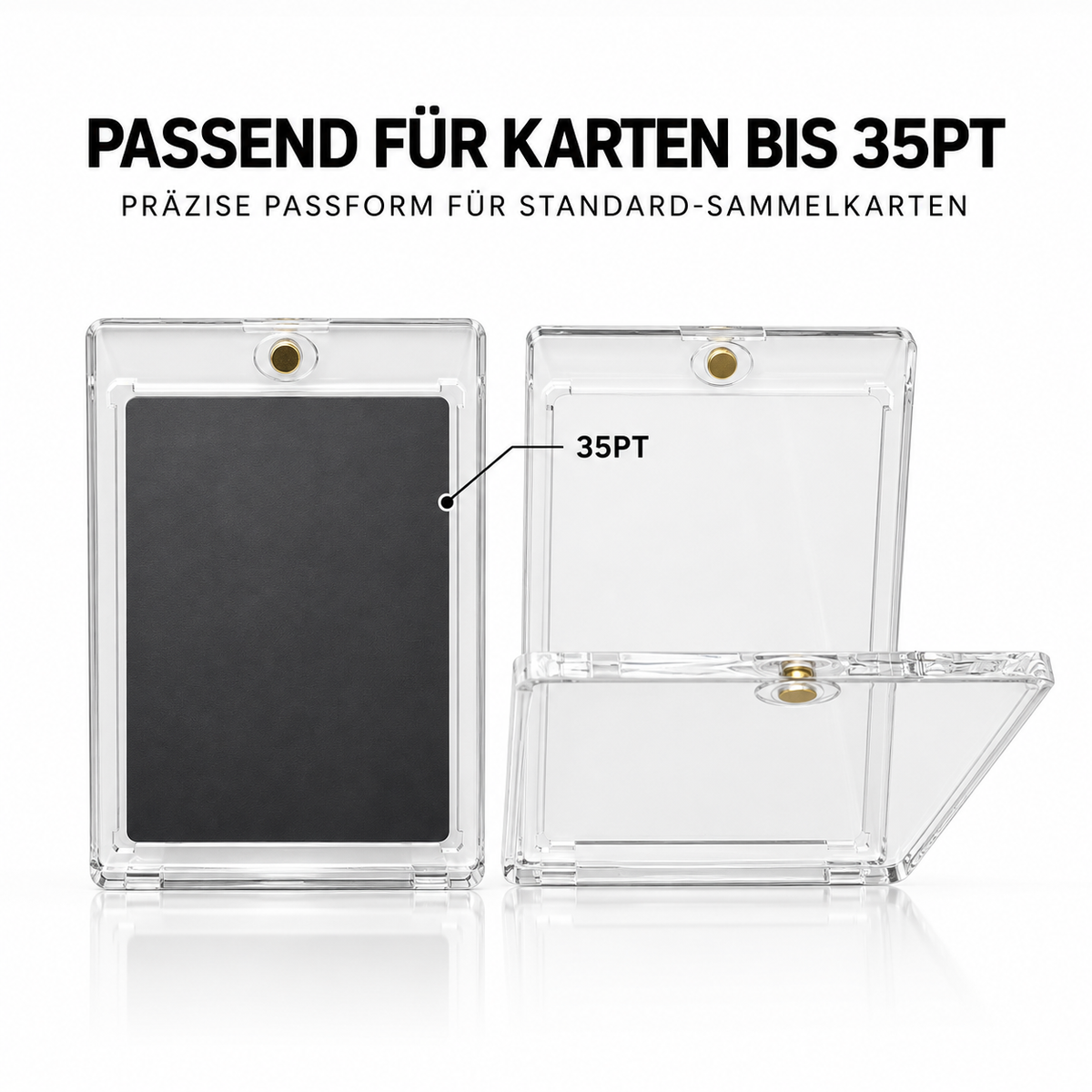 VEXORA 35 PT Magnetic Card Holder – Acryl Kartenhalter für TCG