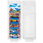 VEXORA 5-Car Long Card Display Protector – Vorder- und Rückteil
