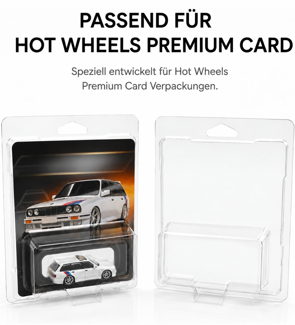VEXORA Premium Card Protector – Verpackung für Hot Wheels Premium Card